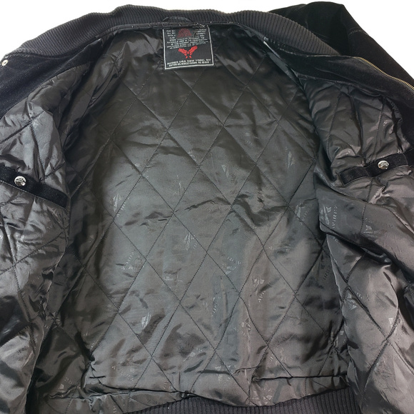 Vintage Avirex Men's Suede Bomber Jacket Sz 5X - Picture 8 of 8